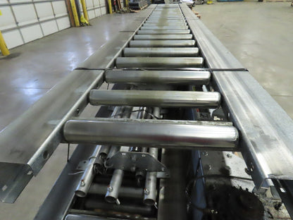 Automotion 24"x 52' Modular Roller Bed Incline Belt Conveyor Center Drive 460V