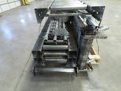 Automotion 24"x 52' Modular Roller Bed Incline Belt Conveyor Center Drive 460V