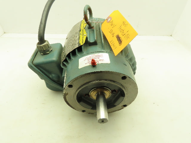 Baldor Reliance 05F158W751G1 Electric Motor 1 HP 3 Ph 460V 1765 RPM 143TC TENV