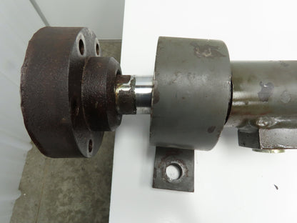 Hydraulic Cylinder Double Acting 2.5" Bore 35" Stroke Pillow Block Flange Mount