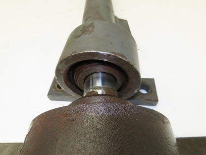 Hydraulic Cylinder Double Acting 2.5" Bore 35" Stroke Pillow Block Flange Mount