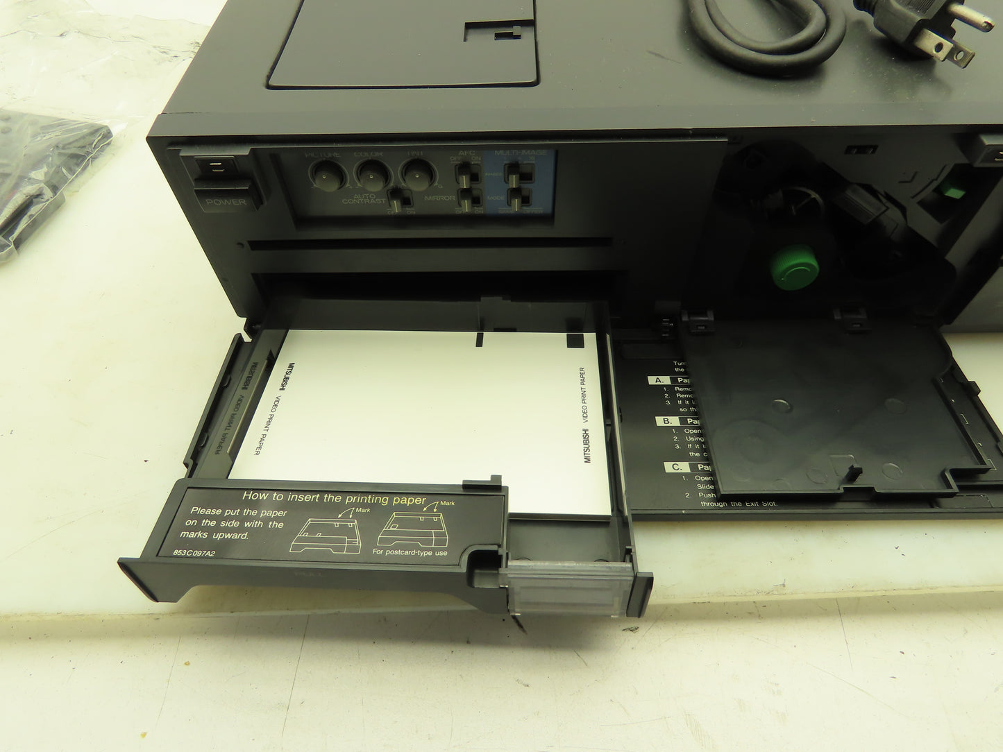 Mitsubishi CP-10U Video Printer Color Remote