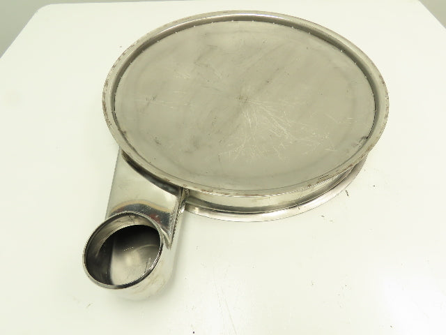 20" Compact Sieve Vibratory Screen Sifter Diversion Pan, Russell Finex Style