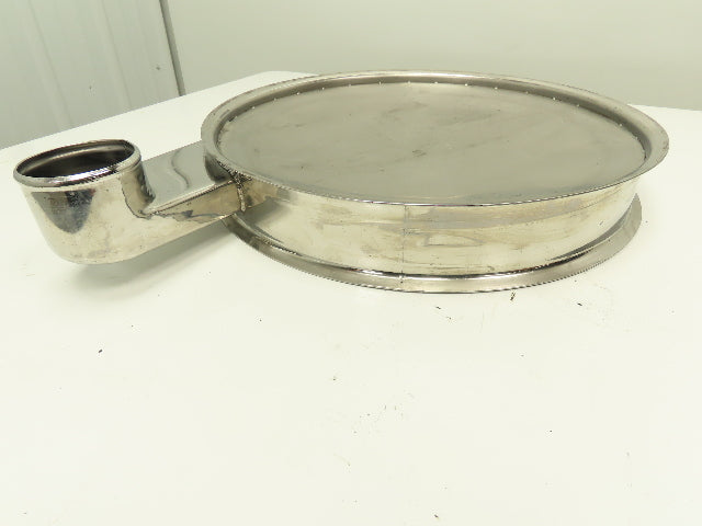 20" Compact Sieve Vibratory Screen Sifter Diversion Pan, Russell Finex Style
