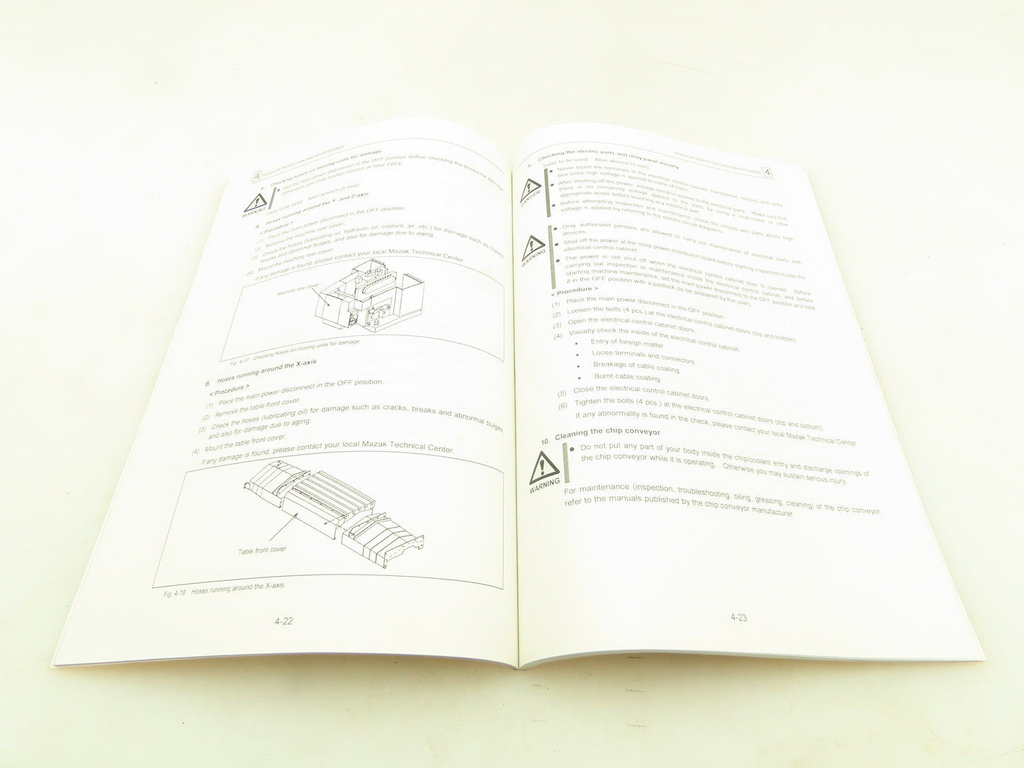 Mazak H540MA0023E Mazak Maintenance Manual MTV-655N & MTV-815  (2003)