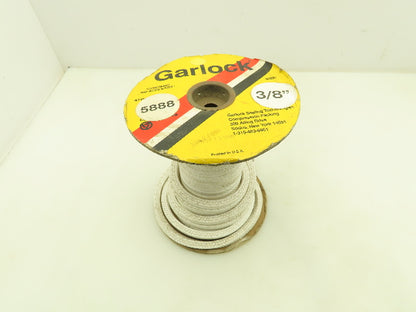 Garlock PTFE Yarn Compression Packing Lattice Braid Filament 3/8" 5888 Type 25'
