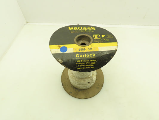 Garlock PTFE Yarn Compression Packing Lattice Braid Filament 5/8" 5889 Type 10'