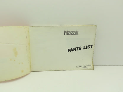 Mazak H255SG0019E CNC Operation Manual For FH-6800  (2004)