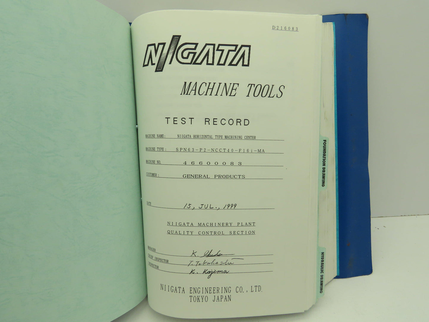 Mazac DL256LAD000A Electrical Wiring Diagram Manual For Mazatech FH-8800 µ-8800