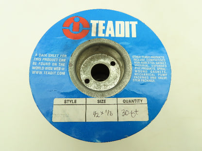 Teadit 3070W Gasket Tape 1/2x 1/8" Filament Tape Single Jacketed Pump Gasket 30'