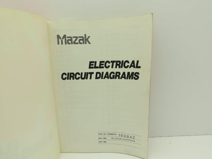 Mazak DL539LA4000A Electrical Wiring Diagram Manual