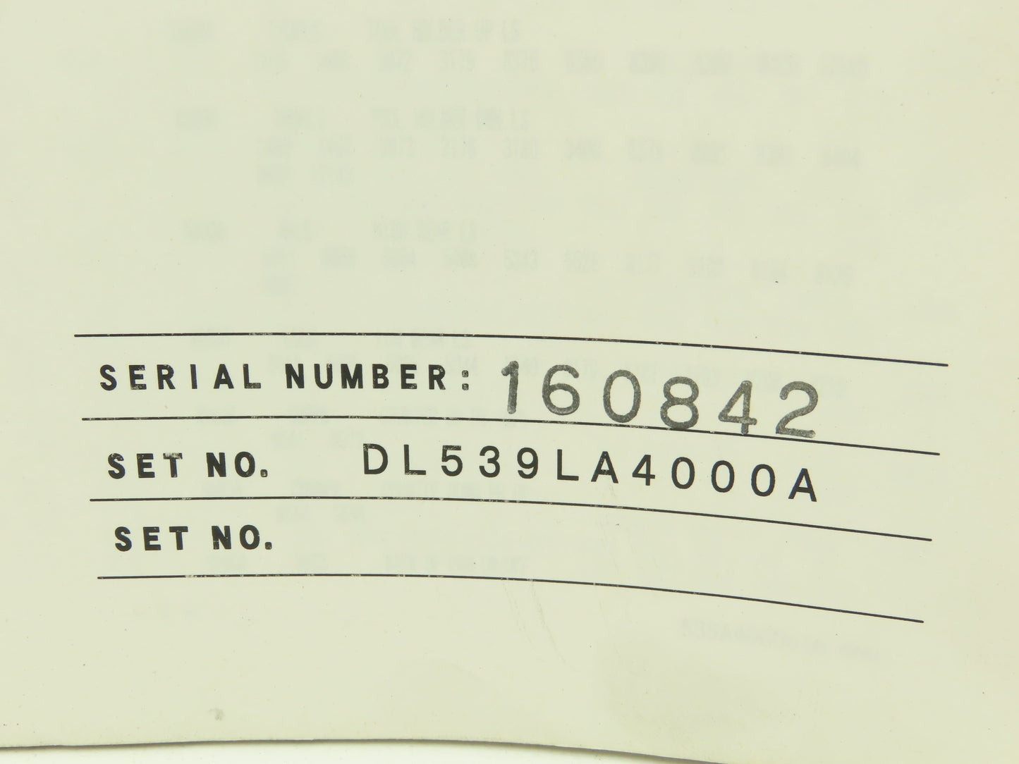 Mazak DL539LA4000A Electrical Wiring Diagram Manual
