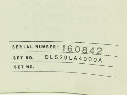 Mazak DL539LA4000A Electrical Wiring Diagram Manual
