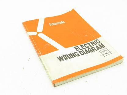Mazak DL539LA4000A Electrical Wiring Diagram Manual