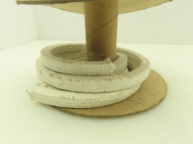 Teadit 2006 Braided Packing Gasket Seal 3/16 Sq White PTFE Yarn 46" 40"
