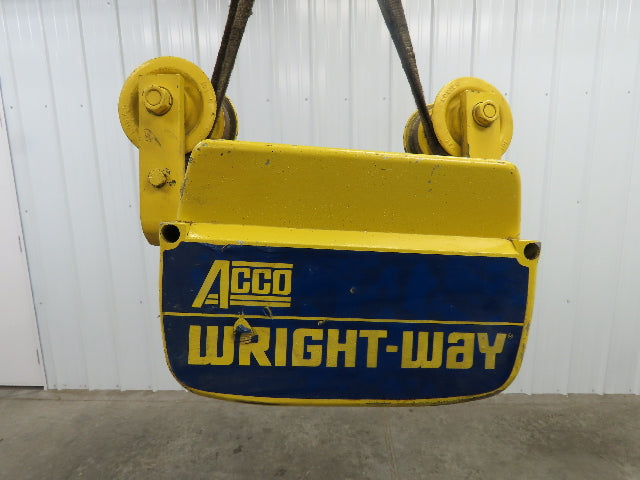 Acco Wright Way Tractor Trolley 230/460V 3 Ph 1-3Ton .5 Hp 60 FPM 3.25 Track