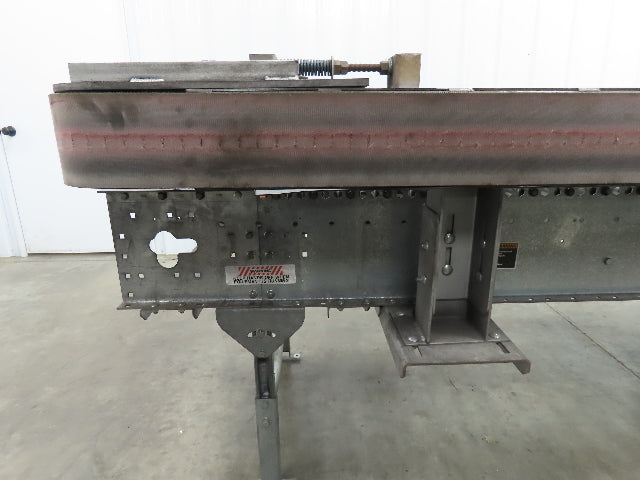 Automotion 7' X 24"Power Roller Conveyor V-Belt Drive w/VFD And Box Straightener