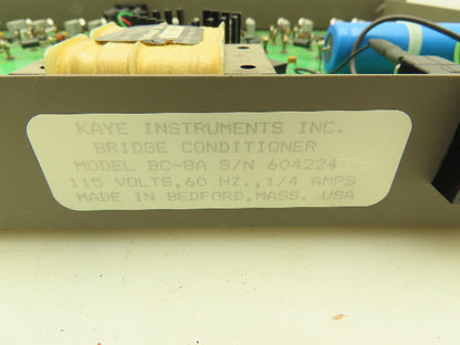 Kaye BC-8 Bridge Conditioner 2-3809 E