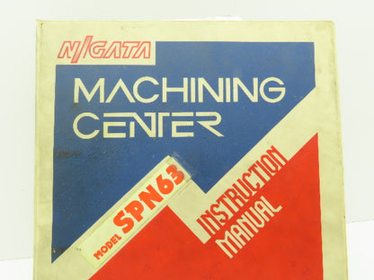 Niigata SPN63 CNC Machine Manual Fanuc 16i-MA  (1998-99)