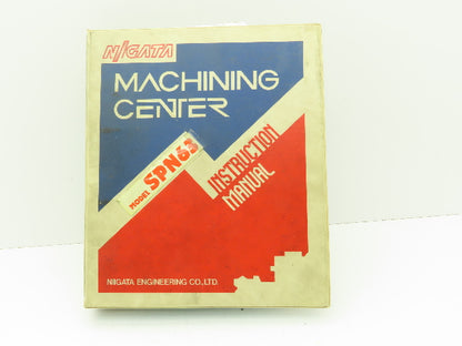 Niigata SPN63 CNC Machine Manual Fanuc 16i-MA  (1998-99)