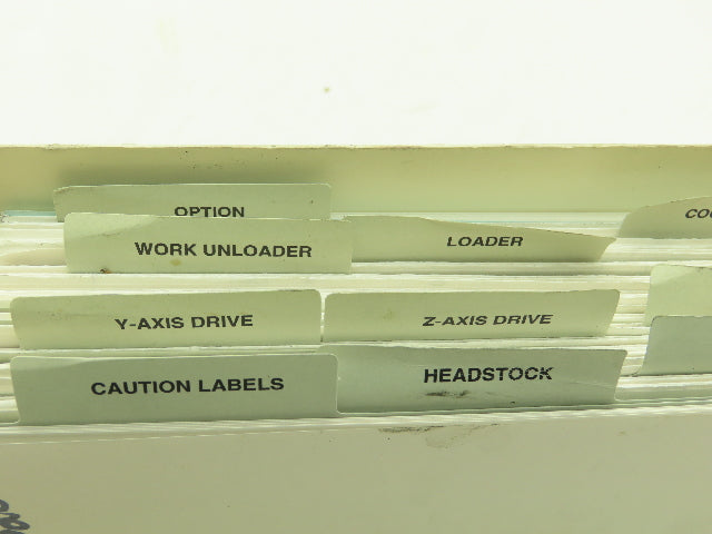 Mori Seiki NL2500 CNC Lathe Parts List Manual  (2004)