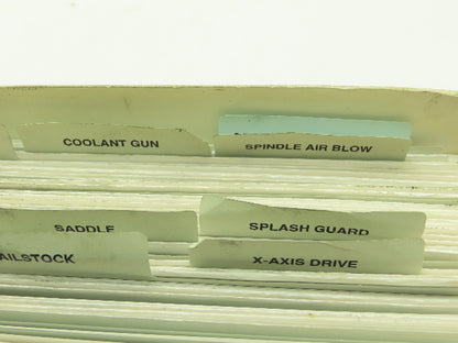 Mori Seiki NL2500 CNC Lathe Parts List Manual  (2004)