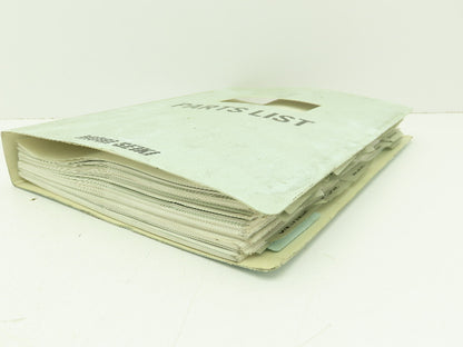 Mori Seiki NL2500 CNC Lathe Parts List Manual  (2004)