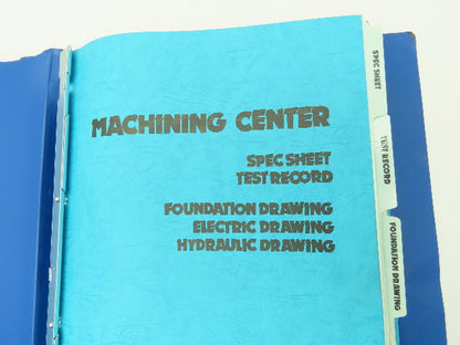 Niigata SPN63 CNC Machine Test Record Spec Sheet Manual  (1999)