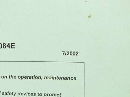 Mazak H963SA0084E Operating Manual for FMS Controller Ver E  (2002)
