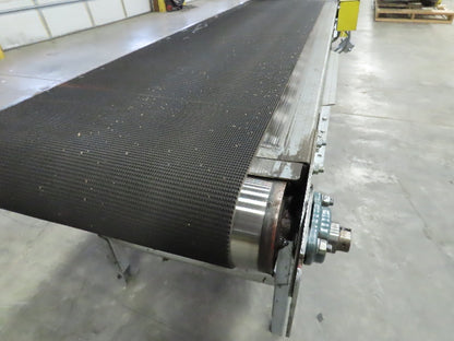 24"x 14' Slider Bed Gapper Conveyor 20" Belt Variable Multi Speed Slave Bed