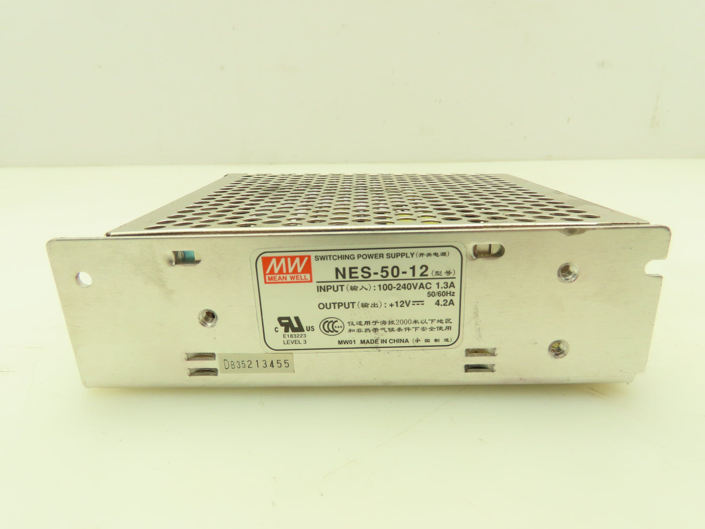 Mean Well NES-50-12 Switching Power Supply 12V DC 4.2A 50W 120VAC Input Lot of 3