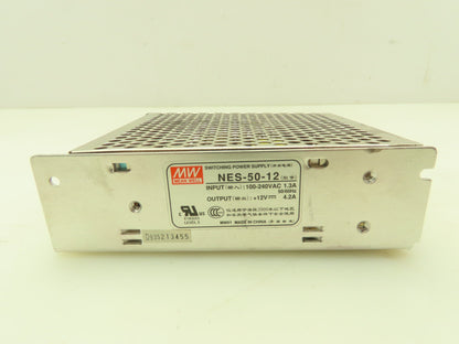 Mean Well NES-50-12 Switching Power Supply 12V DC 4.2A 50W 120VAC Input Lot of 3