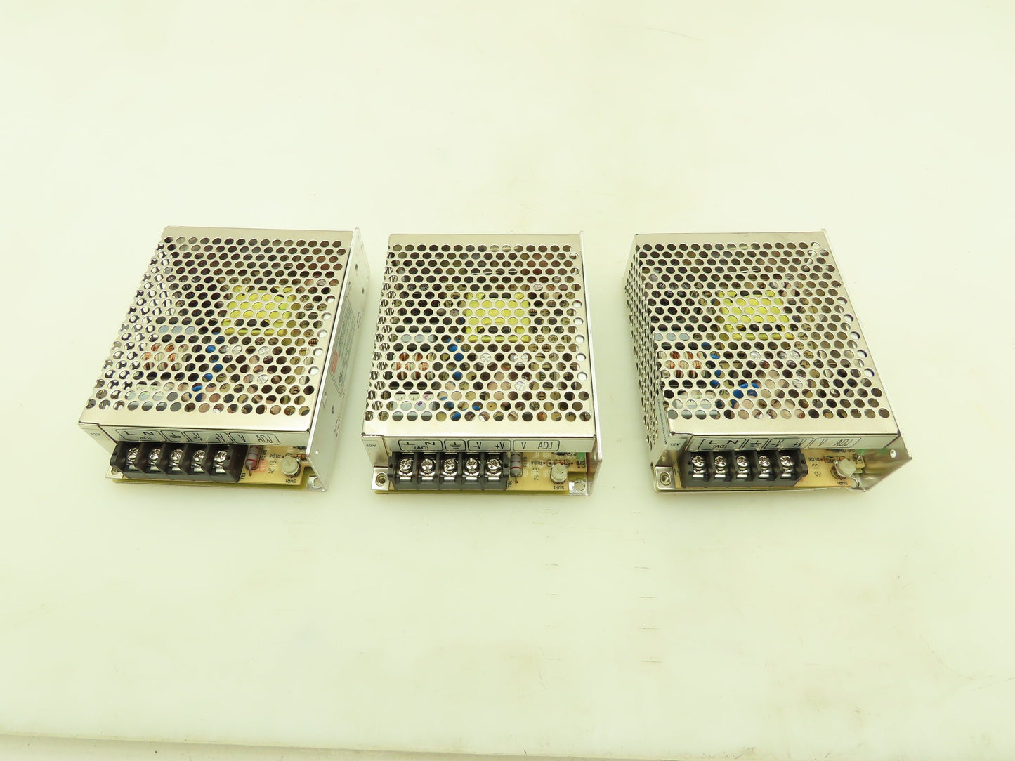 Mean Well NES-50-12 Switching Power Supply 12V DC 4.2A 50W 120VAC Input Lot of 3
