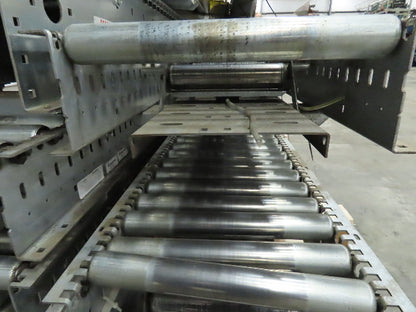 Automotion 15"x 66' Belt Drive Live Roller Bed Conveyor 460V End Drive 95FPM