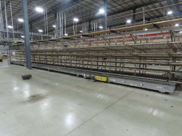 Automotion 15"x 66' Belt Drive Live Roller Bed Conveyor 460V End Drive 95FPM