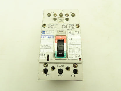 Allen Bradley 140M-H8P-D10 Motor Circuit Protector Breaker 100 A 600V 3 Pole