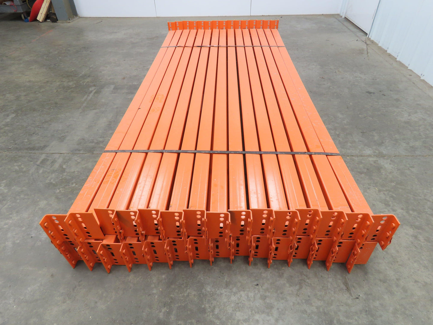 102" X 2.5" Teardrop Pallet Racking Beams New Style Cross Members Bundle Of 30