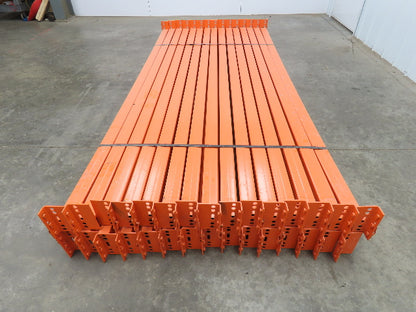 102" X 2.5" Teardrop Pallet Racking Beams New Style Cross Members Bundle Of 30