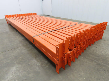 102" X 2.5" Teardrop Pallet Racking Beams New Style Cross Members Bundle Of 30