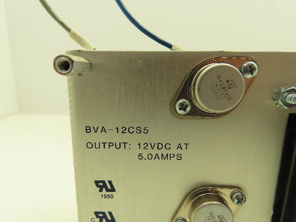 Powervolt BVA-12CS5 Power Supply 12VDC 5A Amps 10-240V Input Power Volt