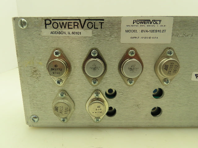 Powervolt BVA-12ES10.2T Power Supply 12VDC 10.2A Amps 10-240V Input Power Volt