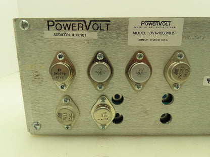Powervolt BVA-12ES10.2T Power Supply 12VDC 10.2A Amps 10-240V Input Power Volt