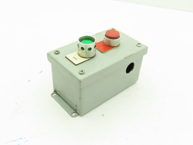 B-Line 2 Pushbutton Enclosure Control Station On/Off 800E Switch 3x3x6"