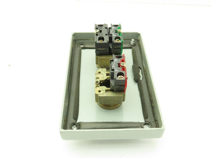 B-Line 2 Pushbutton Enclosure Control Station On/Off 800E Switch 3x3x6"
