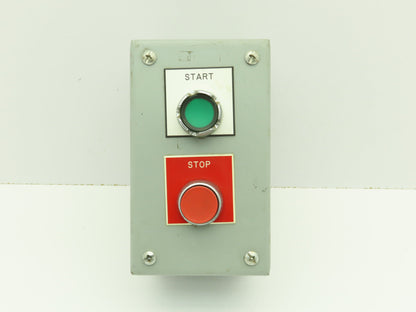 Cooper B-Line 2 Pushbutton Enclosure Control Station On/Off 800F Switch 3x3x6"