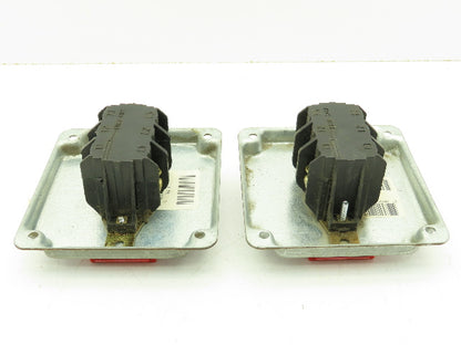 P&S 7843 Manual Motor Control Switch On/Off 40A 3-Pole 3Ph 120-600V Lot of 2