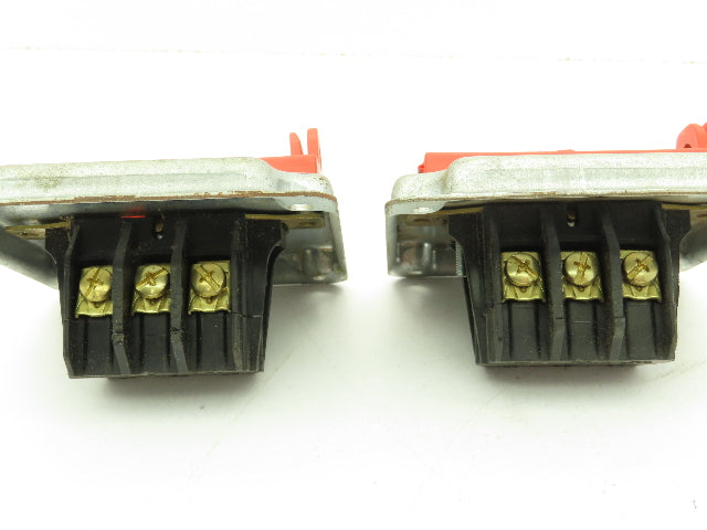 P&S 7843 Manual Motor Control Switch On/Off 40A 3-Pole 3Ph 120-600V Lot of 2