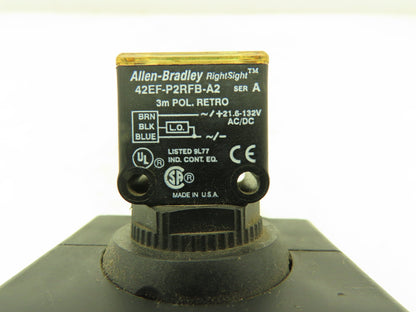 Allen Bradley 42EFP2RCBA2 Ser A Photo Switch Sensor RightSight Bracket Lot of 5