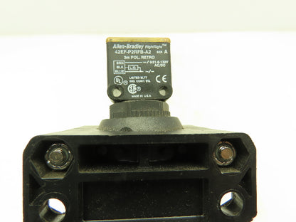 Allen Bradley 42EFP2RCBA2 Ser A Photo Switch Sensor RightSight Bracket Lot of 5