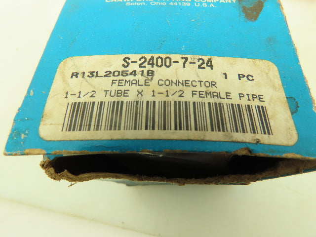 Swagelok S-2400-7-24 Female Connector Fitting 1-1/2" Tube x 1-1/2" FNPT Lot of 4